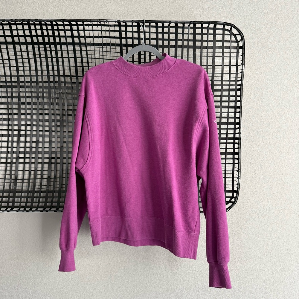 ALO Yoga Purple Sweatshirt